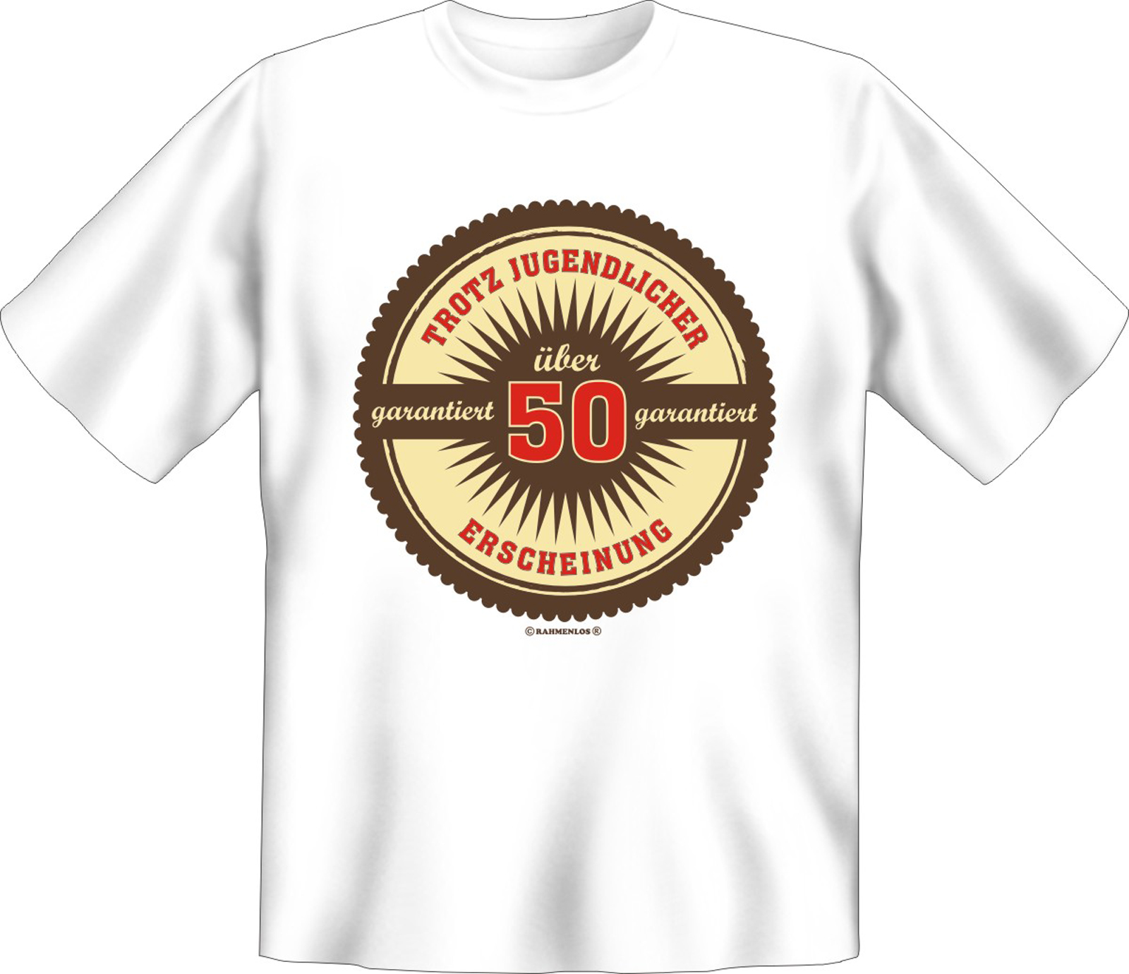 TShirt Fun Shirt zum 50. Geburtstag 50sten Birthday
